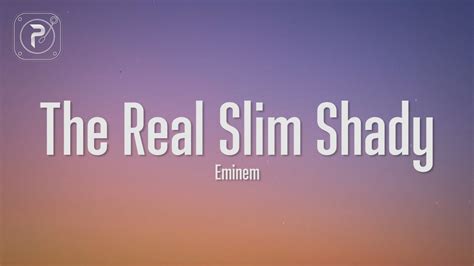 Eminem the real slim shady album - holdenfusion