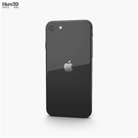 Apple iPhone SE (2020) Black 3D model - Electronics on Hum3D