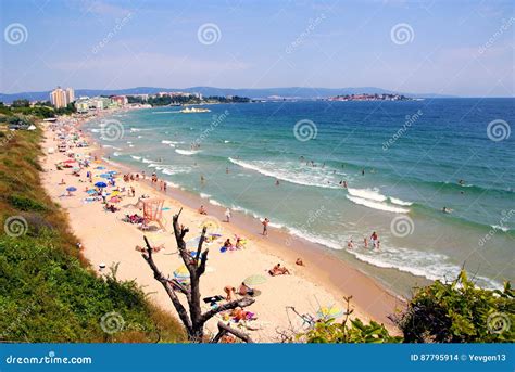 Beach in the New Part of Nessebar Bulgaria, Black Sea Coast Editorial ...