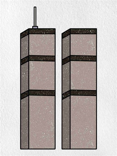 How to Draw the Twin Towers - HelloArtsy