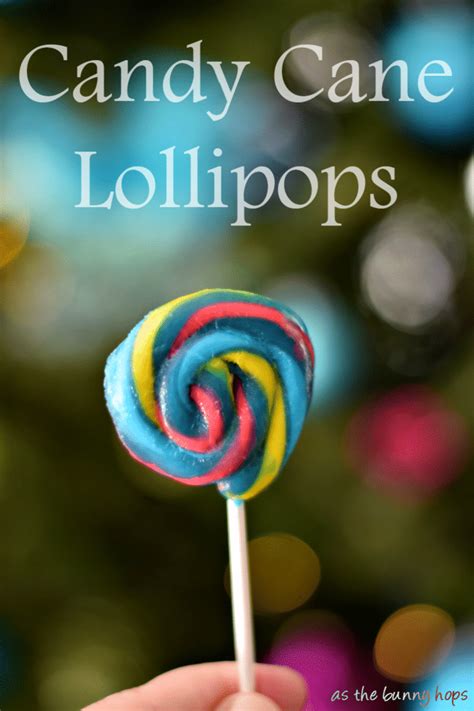 Candy Cane Lollipops - As The Bunny Hops®