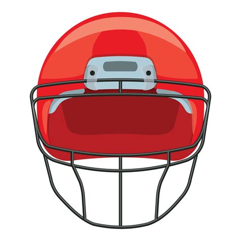 American football helmet icon cartoon vector. Game goal 14987235 Vector ...