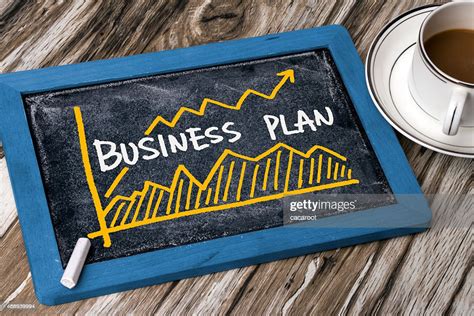 Business Plan With Financial Chart Handdrawn High-Res Stock Photo ...