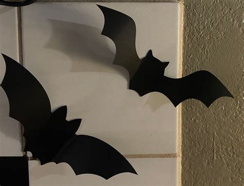 24 Halloween Bats Flying Bat Decor Halloween Wall Decor - Etsy