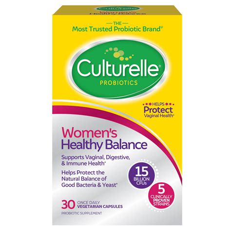 Culturelle Women's Healthy Balance Probiotic, 5 Proven Strains ...