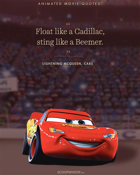 15 Animated Movies Quotes That Are Important Life Lessons | Cars movie ...