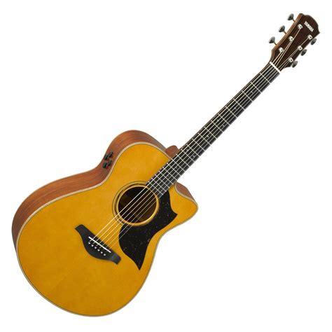 Yamaha AC5M Mahogany Electro Acoustic Guitar, Vintage Natural at Gear4music.com