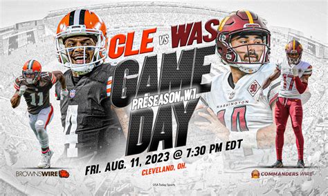 Browns vs. Commanders: How to watch preseason matchup