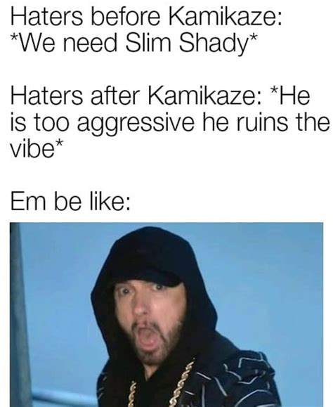 #eminem #slimshady #kamikaze | Eminem, Eminem funny, Eminem memes