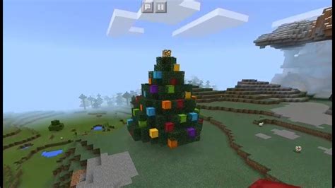 Minecraft Tutorial: How to make a Christmas Tree - YouTube