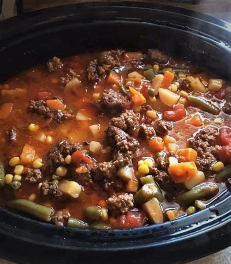 Hearty Crockpot Cowboy Soup - Recipes