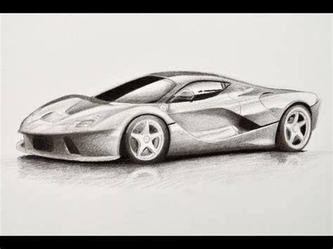 Dibujos de ferrari a lapiz - Imagui