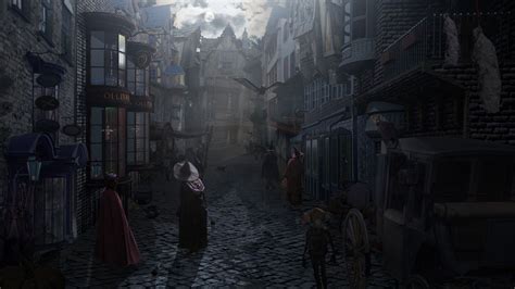 ArtStation - Harry Potter - Diagon Alley Style Street, Ryan Didcote ...