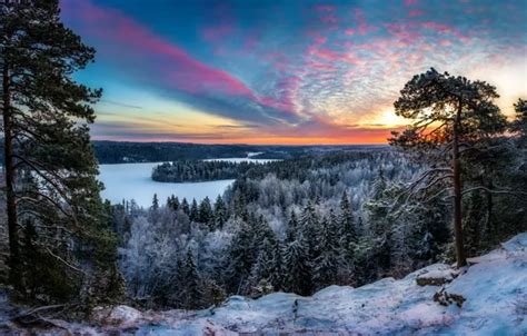 Wallpaper winter, beauty, frost, Finland, Hämeenlinna images for desktop, section пейзажи - download