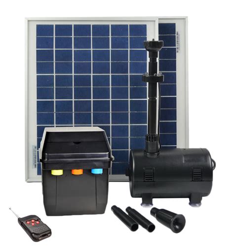 16 Watts Solar Water Pump Kit with Premium Battery Timer Control Box ...