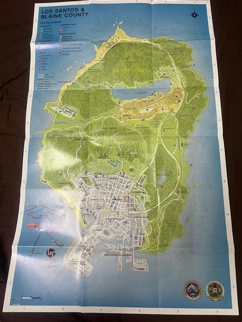 GTA 5 MAPS (Poster) ps4/ps5, Hobbies & Toys, Collectibles & Memorabilia ...