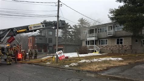 Firefighters respond to blaze at Orléans home | CBC News