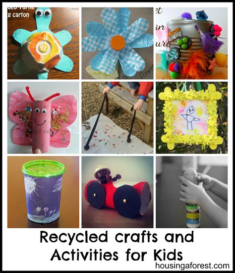 Art Projects With Recycled Materials For Kids - Image to u