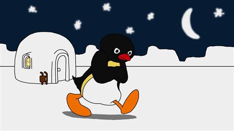 Pingu runs away by Nashiothepenguin on DeviantArt