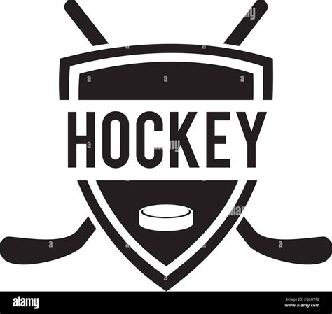 Hockey emblem logo design vector template Stock Vector Image & Art - Alamy