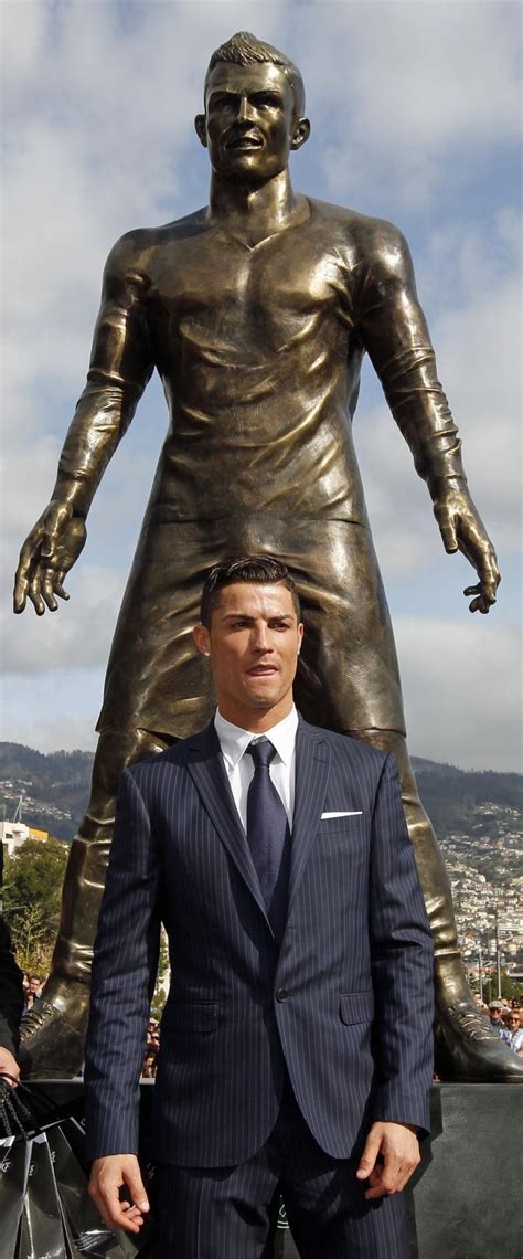 Cristiano Ronaldo is Honored with Bronze Statue – The Fashionisto