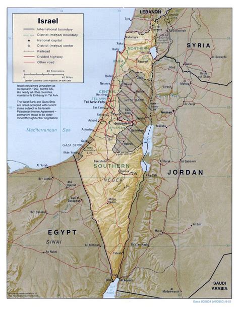 Map of Israel cities: major cities and capital of Israel