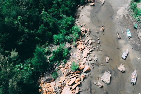 Aerial Photo of A Shallow River · Free Stock Photo