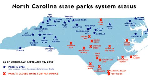 State Parks Nc Map | Cities And Towns Map