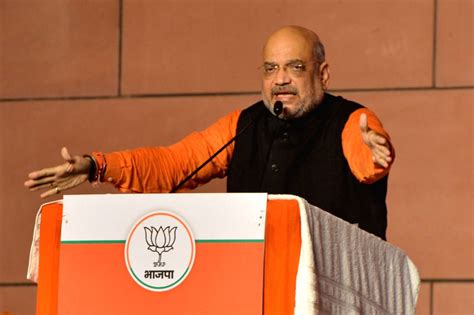 Amit Shah addresses at BJP headquarters