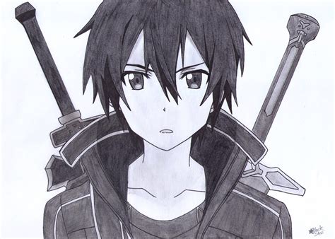 Kirito Drawing at GetDrawings | Free download