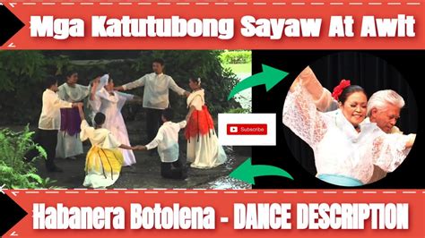 Habanera Botolena - Folk Dance Description - YouTube