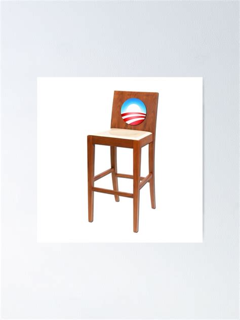 "Obama Empty Chair Clint Eastwood" Poster by gleekgirl | Redbubble