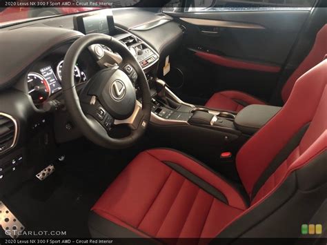 Circuit Red Interior Photo for the 2020 Lexus NX 300 F Sport AWD ...