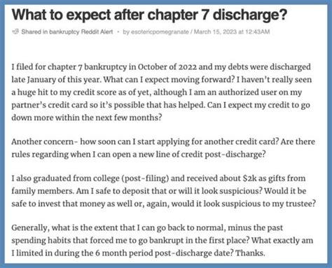 Life After Chapter 7 Bankruptcy: What to Expect