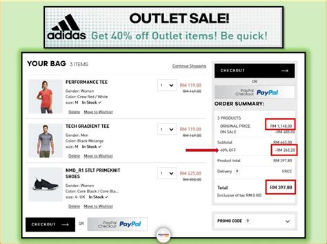 Adidas Outlet Sale: Get Extra 40% OFF | December 2024 mypromo.my