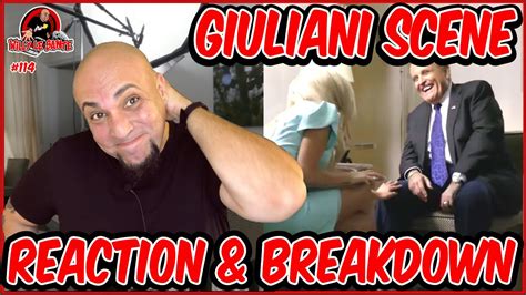 Rudy Giuliani Borat 2 Scene - REACTION and BREAKDOWN - YouTube