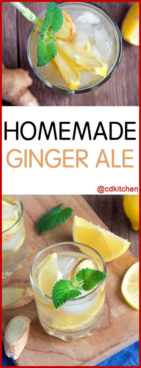 Homemade Ginger Ale Recipe | CDKitchen.com