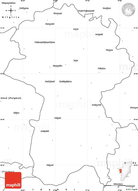 Coimbatore In India Map