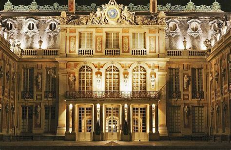 The Baroque Palace of Versailles in France began as a simple stone and ...