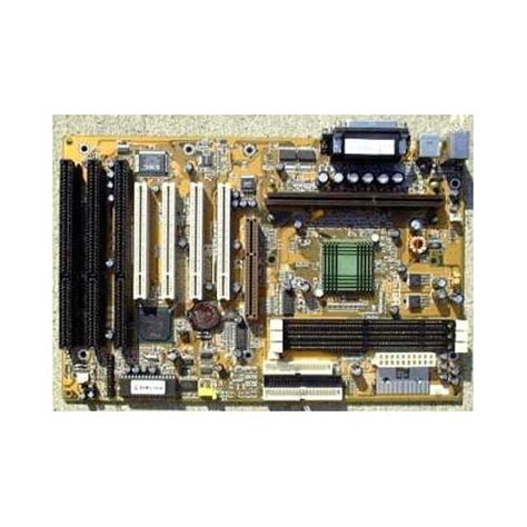 Refurbished-BiostarM6TBASlot 1 Pentium III motherboard with 3 ISA slots. Supports Pentium II 233 ...