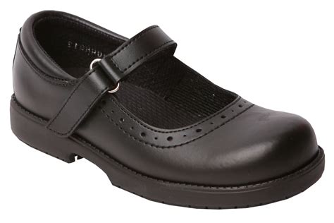 Greencross Velcro Girls School Shoes - Black – Gem Schoolwear