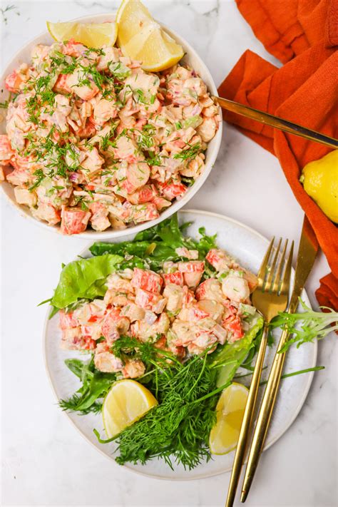 Crab Salad Recipe (Seafood Salad) - Food Faith Fitness