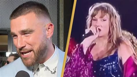 Travis Kelce speaks out after Taylor Swift changed song lyrics during ...