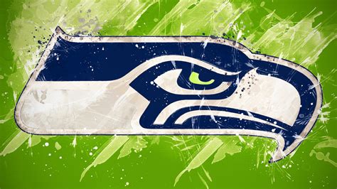 Seattle Seahawks Logo In Green Painting Background 4K HD Seattle Seahawks Wallpapers | HD ...