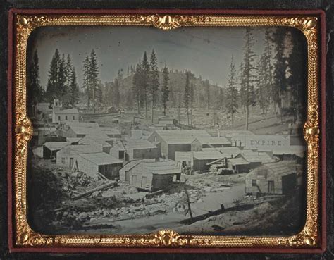 Nevada City about 1852. | Nevada city, Old west photos, Daguerreotype