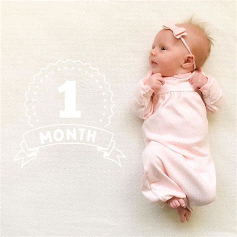 Happy one month old sweet Reese @henleyandhadley your little lady is just the most beautiful ...