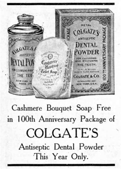 First Versions: Colgate (toothpaste)