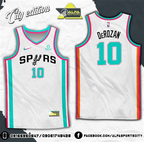 NEW CITY EDITION - FULL SUBLIMATION JERSEY - SPURS (WHITE) | Lazada PH