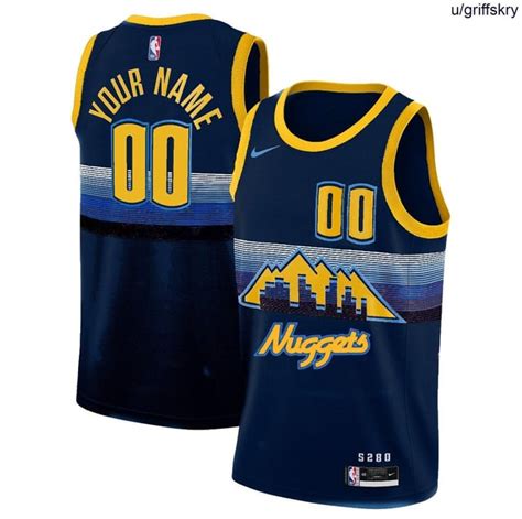 I made some Nuggets jersey concepts. Thoughts? : r/basketballjerseys