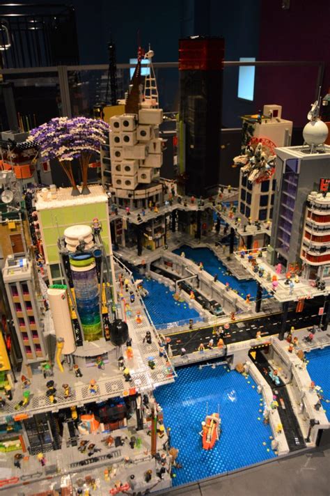 LEGO fans create massive cyberpunk mega-city with skyscrapers and river